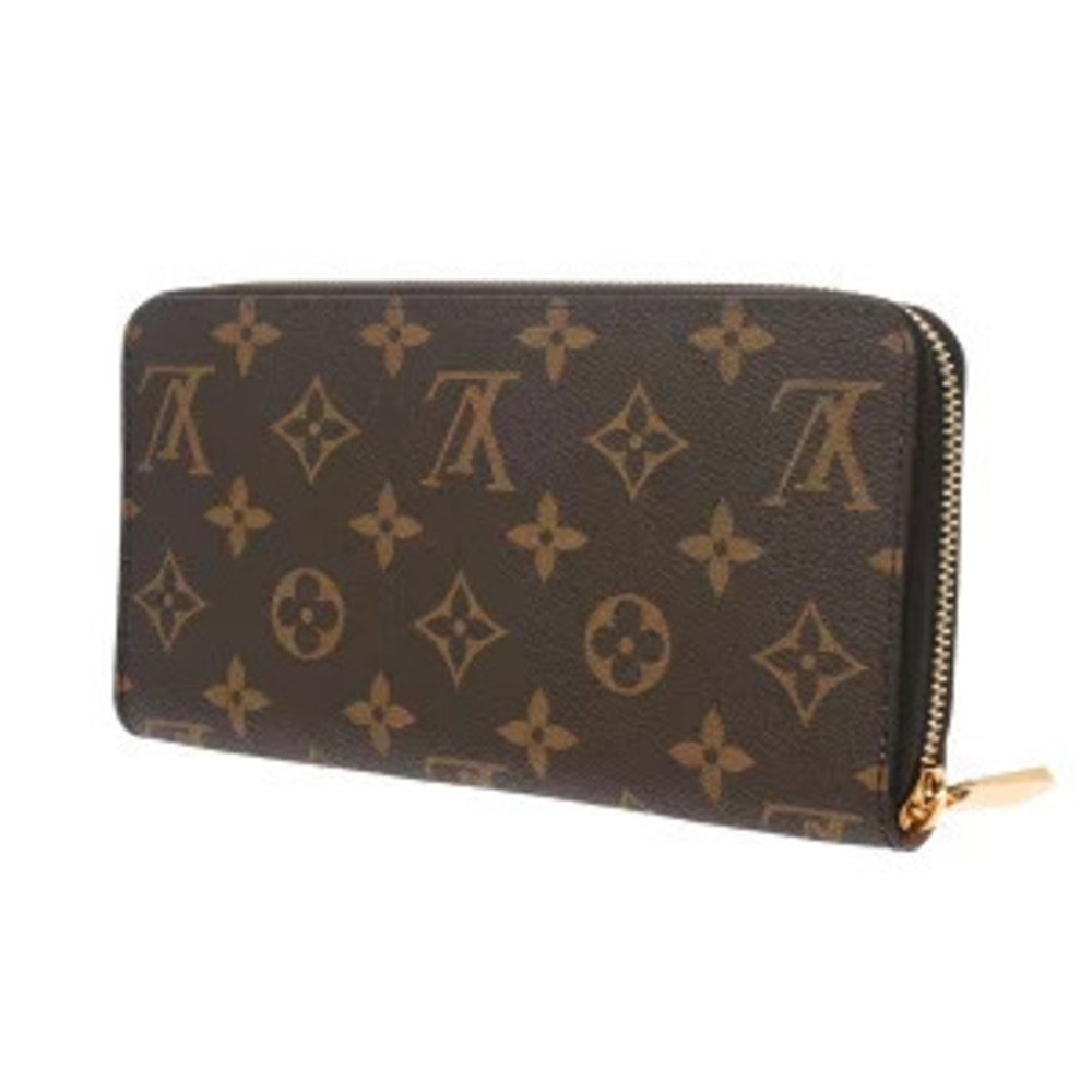 Louis Vuitton Monogram Vivienne Brown Canvas Wallet Zippy Long